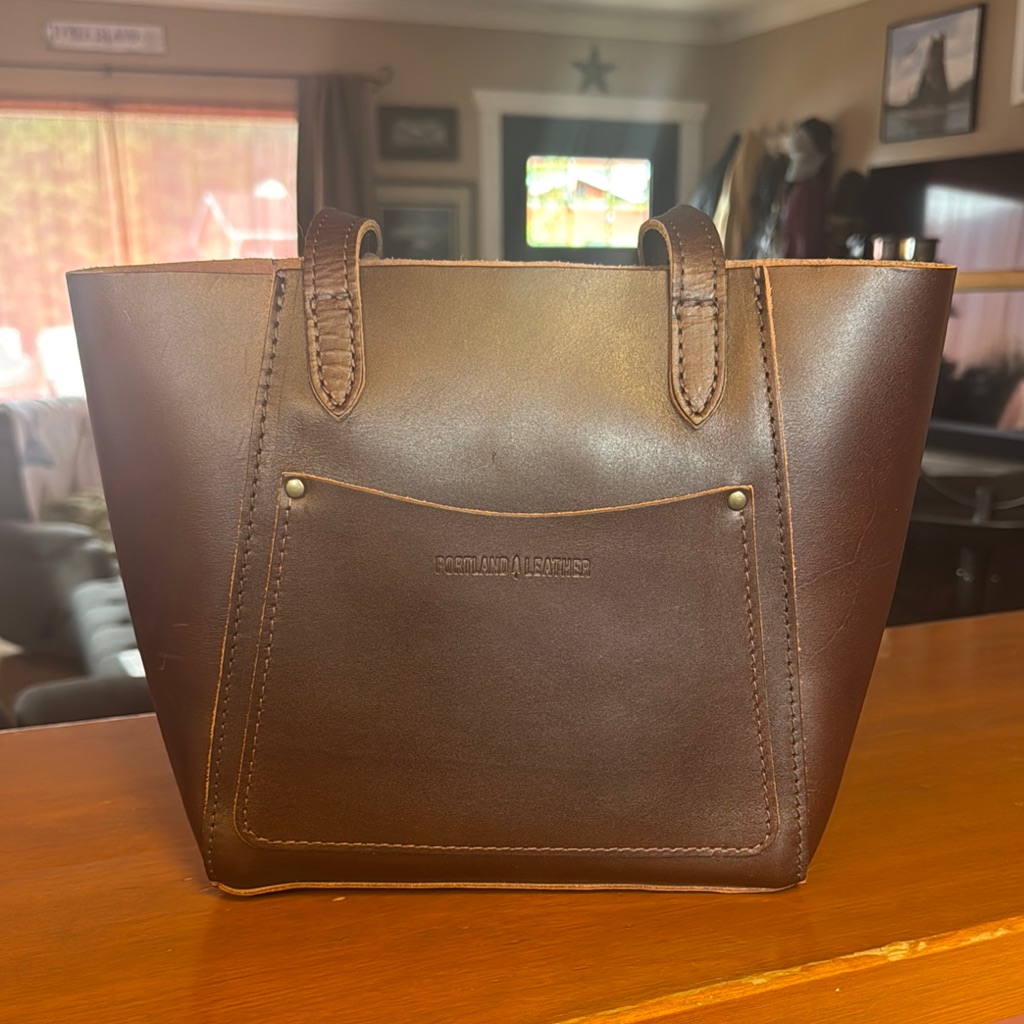 Portland Leather Rich Brown Satchel
